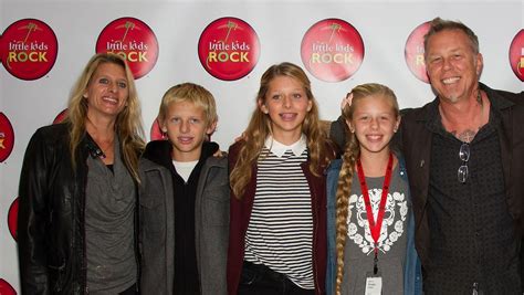 james hetfield wife and children.